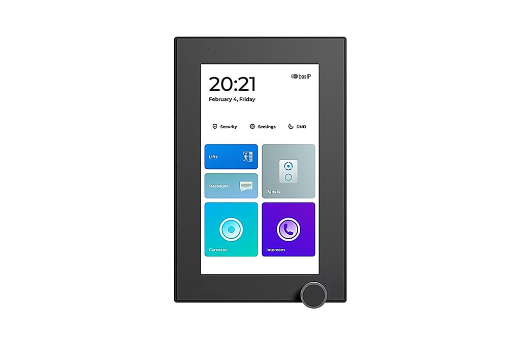 BAS-IP AZ-07LL BLACK - 7-дюймовый IP-видеомонитор для помещений с возможностью горизонтального и вертикального монтажа