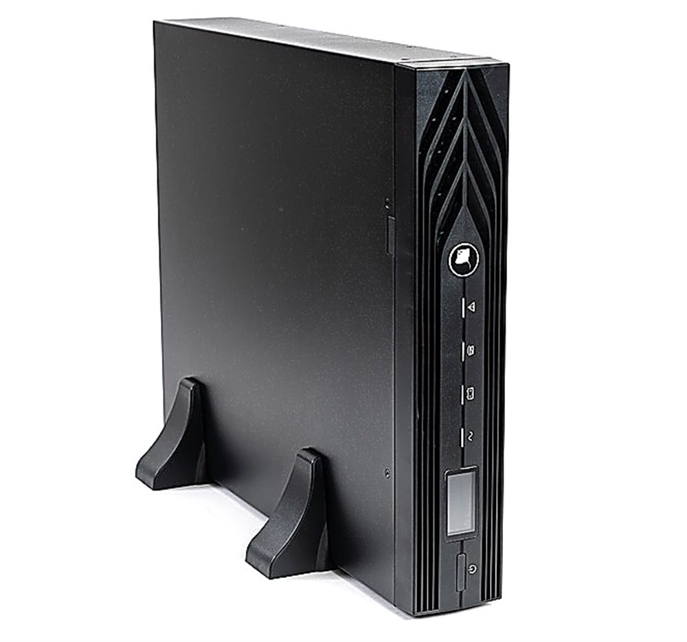 8954 SKAT-UPS 2000 RACK+4x9Ah исп.E (SKAT-UPS 2000-RACK-ON-4x9-E) - Источник бесперебойного питания SKAT 220В, 2000ВА (1800 Вт)  On-Line, синусоидальная форма выходного напряжения, световая и звуковая индикация режимов работы, ЖК дисплей. Встроенный АКБ 9Ач, 4 шт, время резерва 3 мин. Количество выходных разъемов — IEC C13 — 8 шт