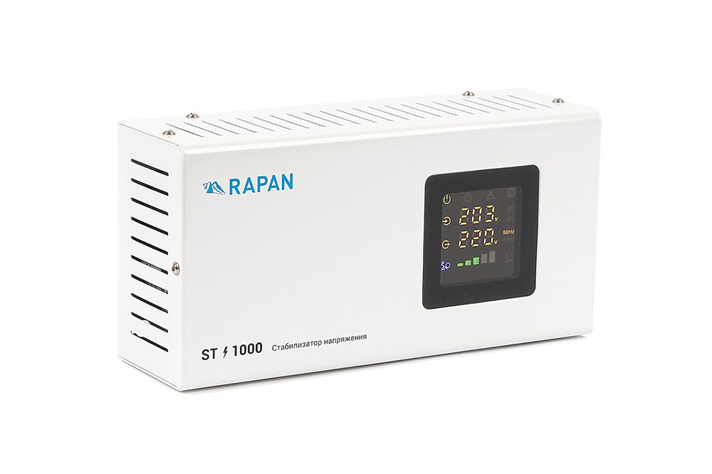 8900 RAPAN ST-1000 стабилизатор сетевого напряжения, 1000ВА, Uвх. 100-260 В