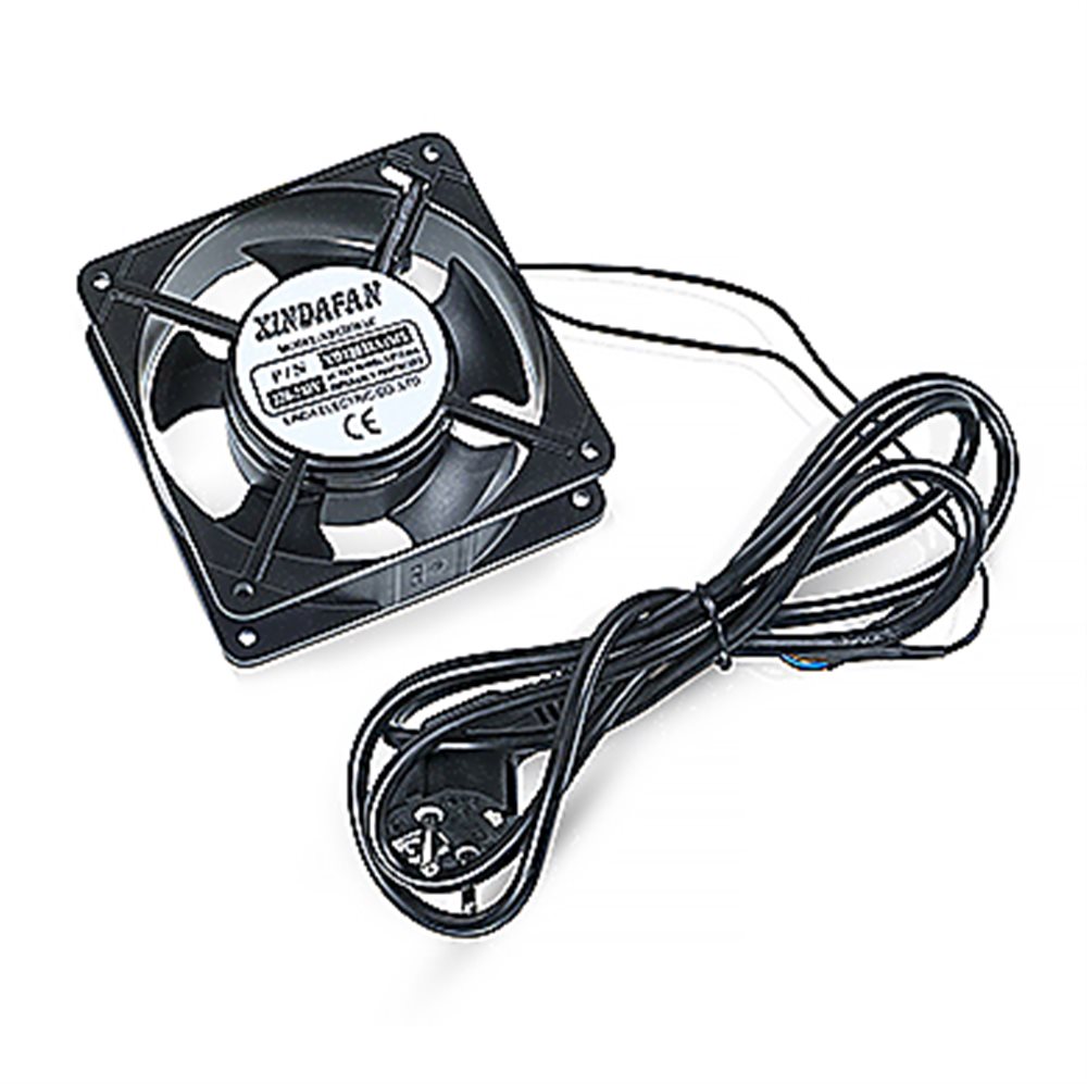 Cabeus XD12038A2 (FD1238A2) - Вентилятор для установки в настенные шкафы серии SH-05F, WSC-05D, 220В, 120*120*38mm