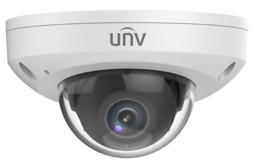 IPC318SB-ADF28K-I0 - Видеокамера IP купольная, 1/3.0"КМОП,  8Мп (3840*2160) @ 20к/с, Ultra 265| H.265| H.264| MJPEG, 3 потока, 120дБ WDR, 2.8мм объектив 0.002 Лк @F1.6, встроенный микрофон.