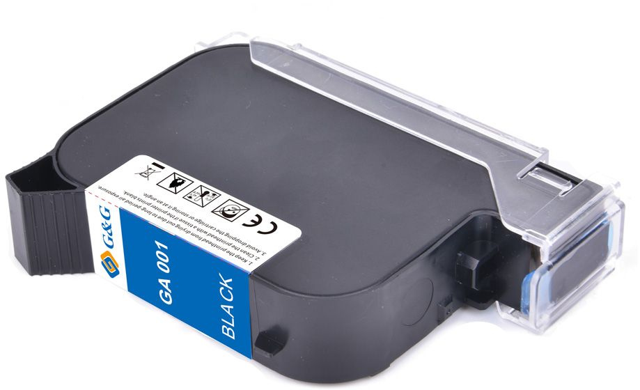 Картридж струйный G&G GA-001BK черный пигментный (42мл) для G&G GG-HH1001B/ GG-HH1001A с чипом