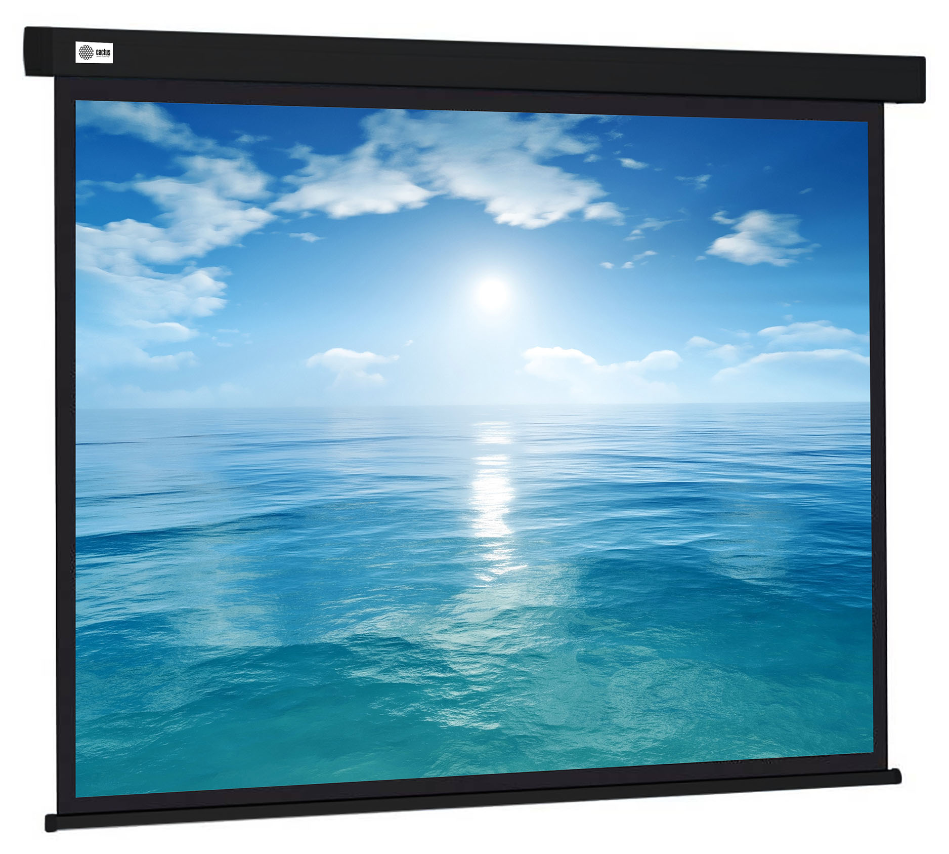 Экран Cactus 84" 104.6x186см Wallscreen CS-PSW-104X186-BK 16:9 настенно-потолочный рулонный черный