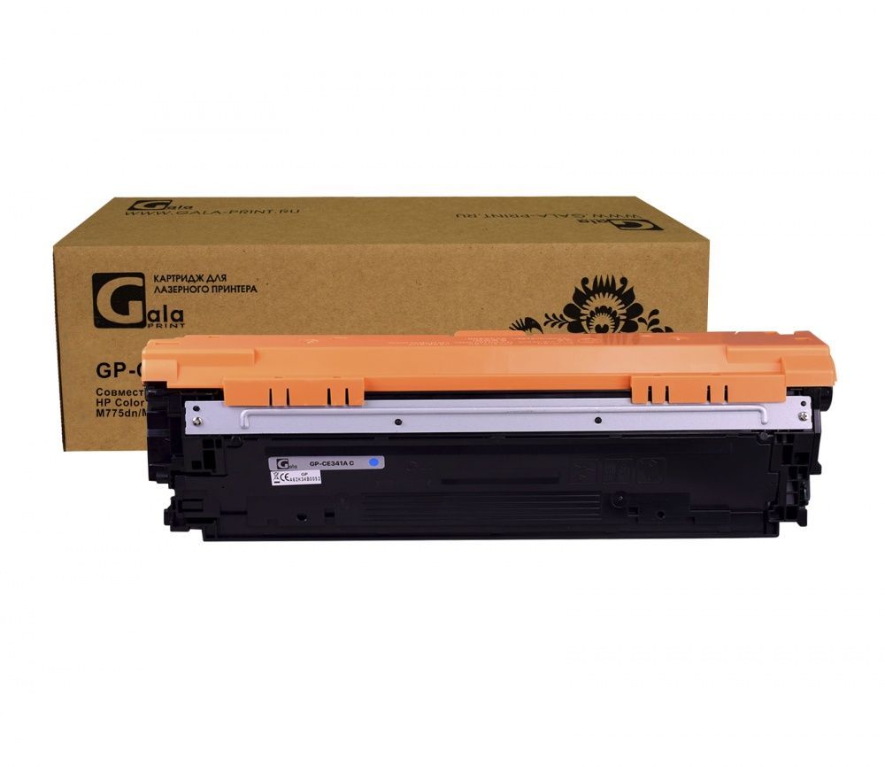 Картридж GP-CE341A (№651A) для принтеров HP Color LaserJet M775/M775dn/M775f/M775z/M775z+ Cyan 16000 копий GalaPrint