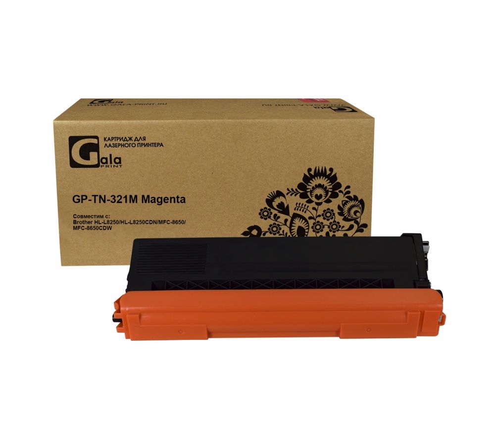 Картридж GP-TN-321M для принтеров Brother HL-L8250/HL-L8250CDN/MFC-8650/MFC-8650CDW Magenta 1500 копий GalaPrint