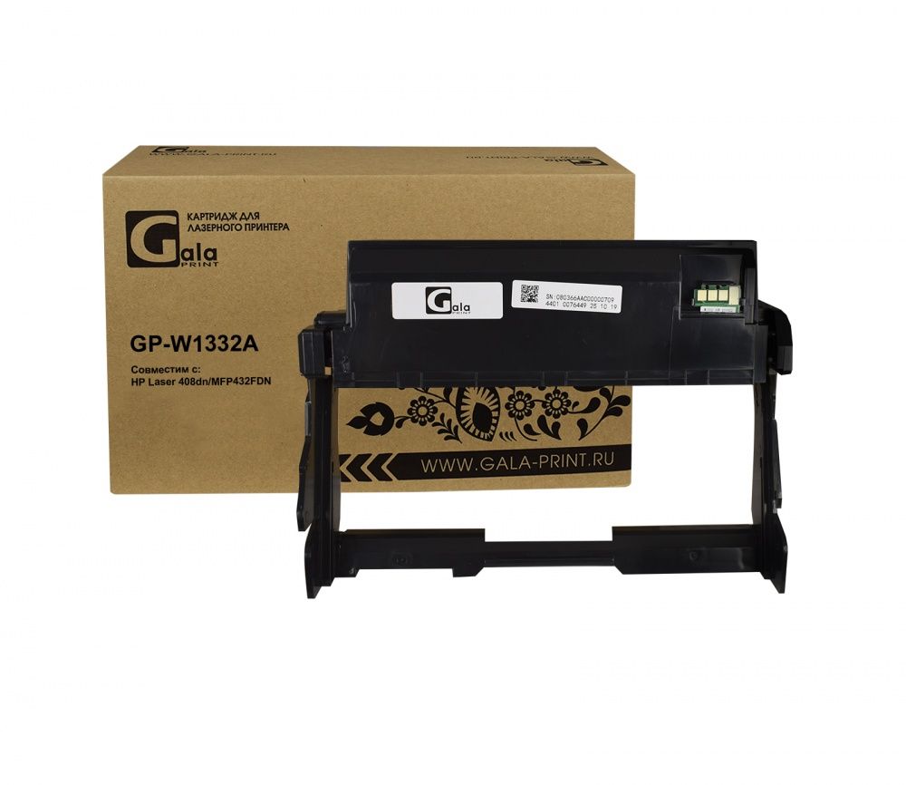 Драм-картридж GP-W1332A (№332A) для принтеров HP Laser 408dn/MFP432FDN Drum 30000 копий GalaPrint
