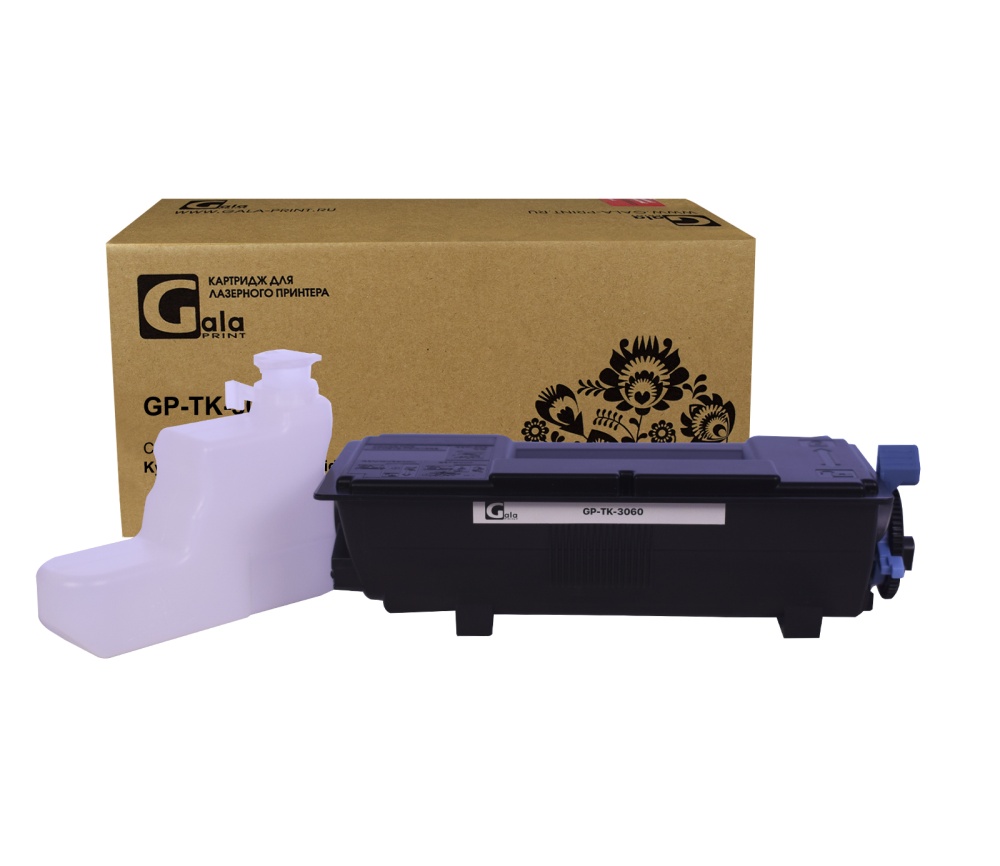 Тонер-картридж GP-TK-3060 для принтеров Kyocera ECOSYS M3145idn/M3645idn с бункером отработанного тонера 14500 копий GalaPrint