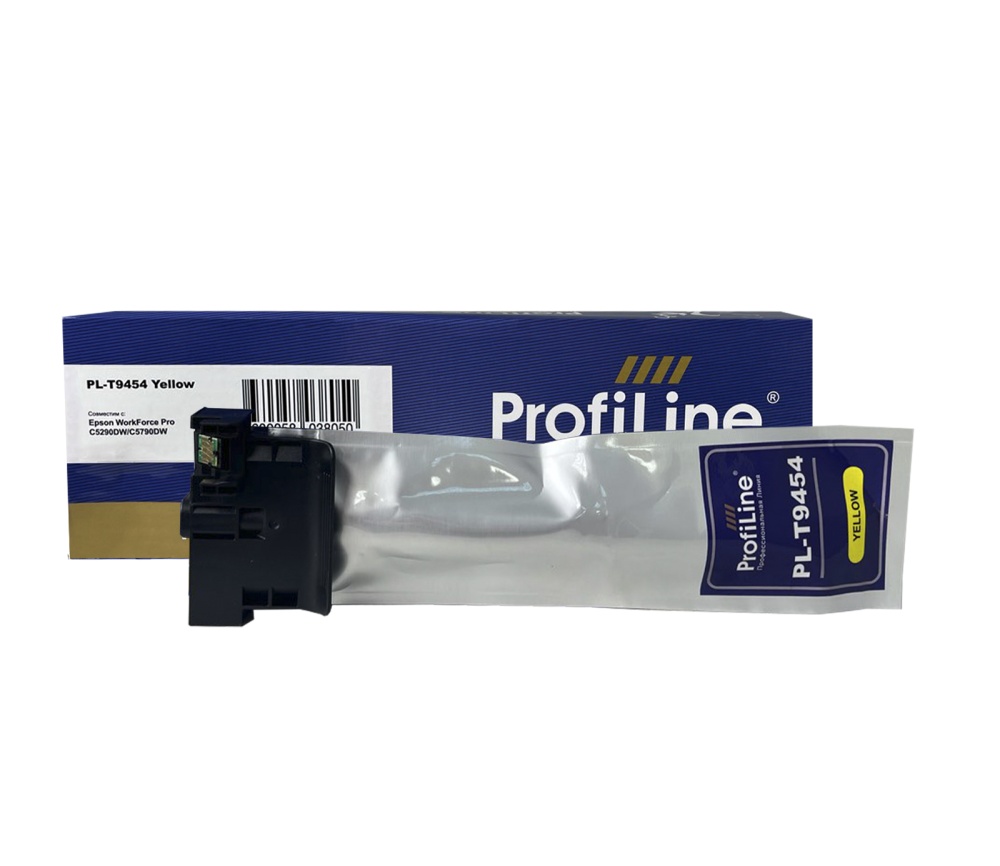 Струйный картридж PL-T9454 для принтеров Epson WorkForce Pro C5290DW/C5790DW с чернилами Yellow 38,1 мл ProfiLine