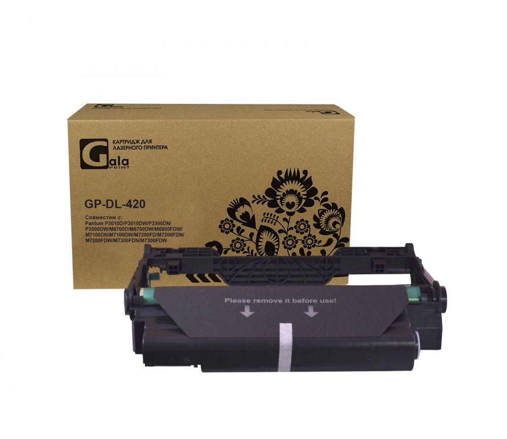 Драм-картридж GP-DL-420 для принтеров Pantum P3010D/P3010DW/P3300DN/P3300DW/M6700D/M6700DW/M6800FDW/M7100DN/M7100DW/M7200FD/M7200FDN/M7200FDW/M7300FDN/M7300FDW Drum 12000 копий GalaPrint
