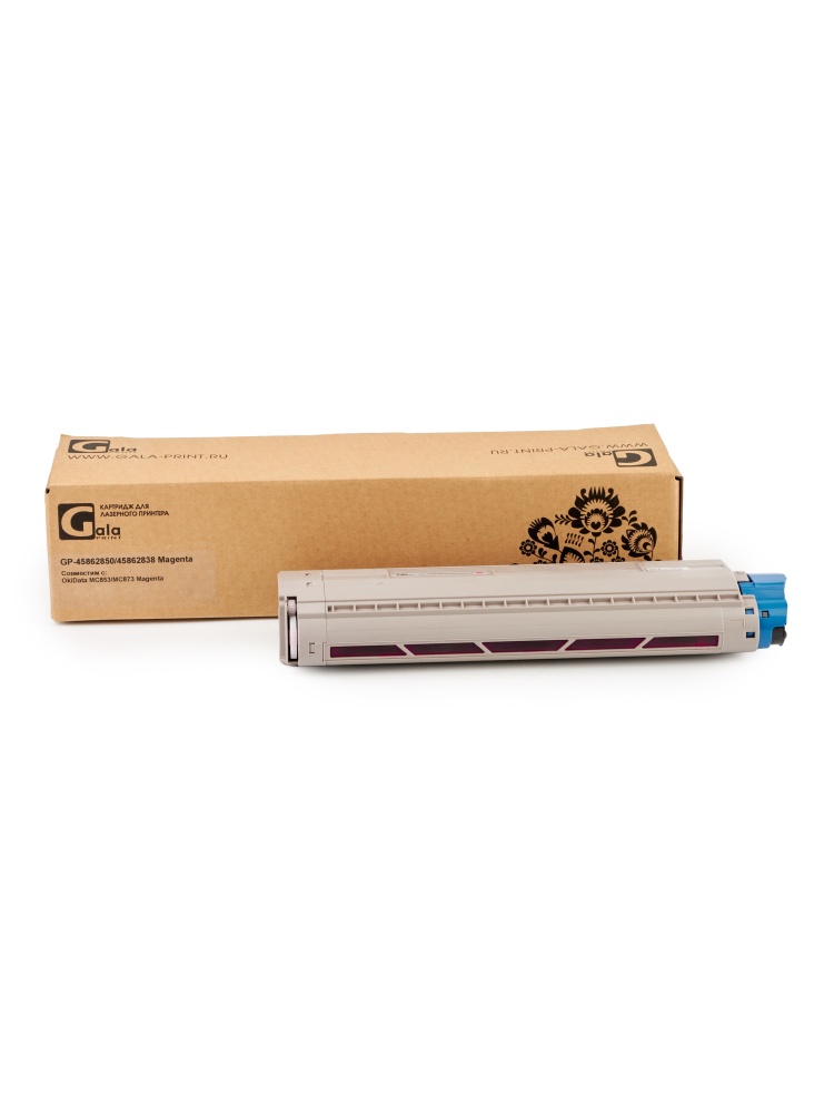 Тонер-картридж GP-45862850/45862838 для принтеров OkiData MC853/MC873 Magenta 7300 копий GalaPrint