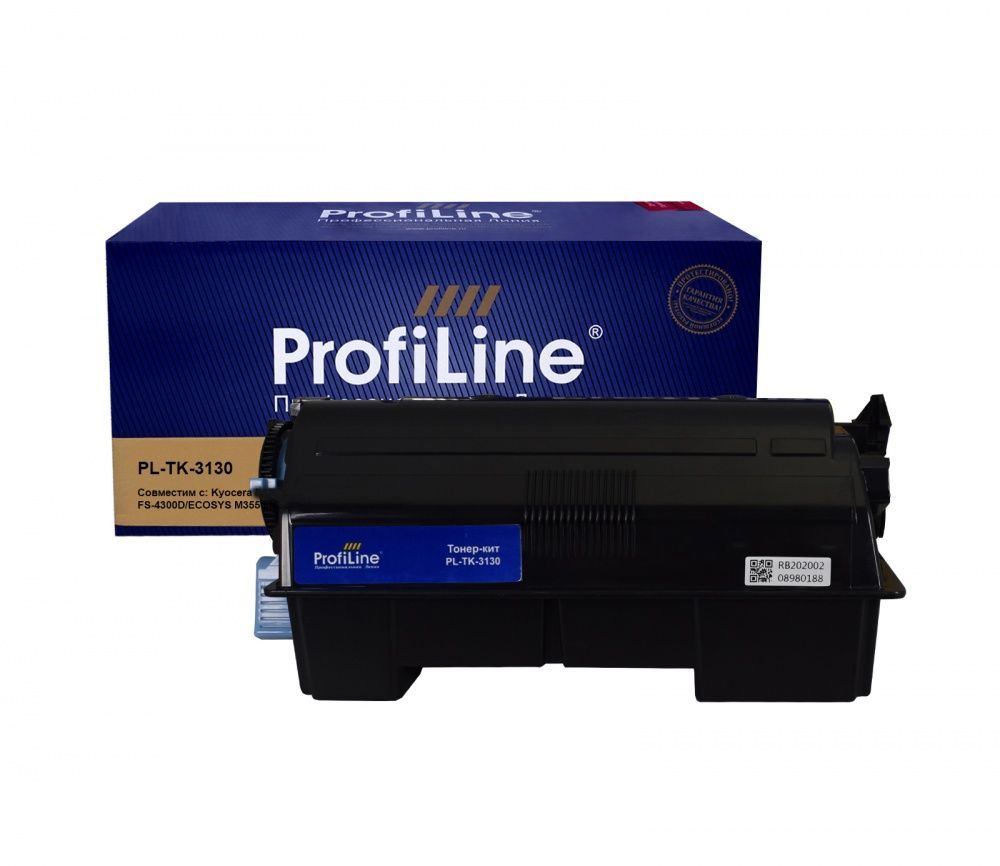 Тонер-туба PL-TK-3130 для принтеров Kyocera FS-4200/FS-4200DN/FS-4300/FS-4300D/ECOSYS M3550/M3550idn/M3560/M3560idn с бункером отработанного тонера 25000 копий ProfiLine
