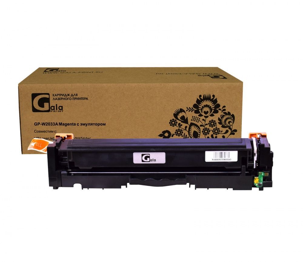 Картридж GP-W2033A (415A) для принтеров HP LaserJet Pro M454dn/M454dw/M479fdw/M479fnw/M479dw/M479fdn Magenta 2100 копий GalaPrint