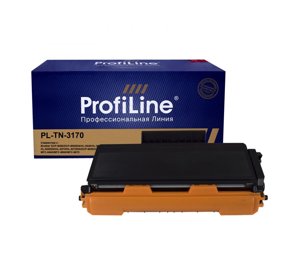 Картридж PL-TN-3170 для принтеров Brother DCP-8065/DCP-8065DN/HL-5240/HL-5250DN/HL-5250DN/HL-5270/HL-5270DN/DCP-8065/HL-5280/MFC-8460/MFC-8860/MFC-8870 7000 копий ProfiLine