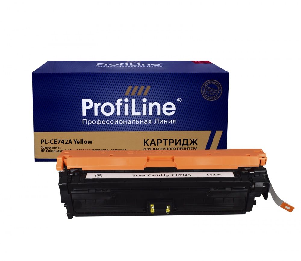 Картридж PL-CE742A (№307A) для принтеров HP Color LaserJet Pro CCP5225/CCP5225dn/CCP5225n Yellow 7300 копий ProfiLine