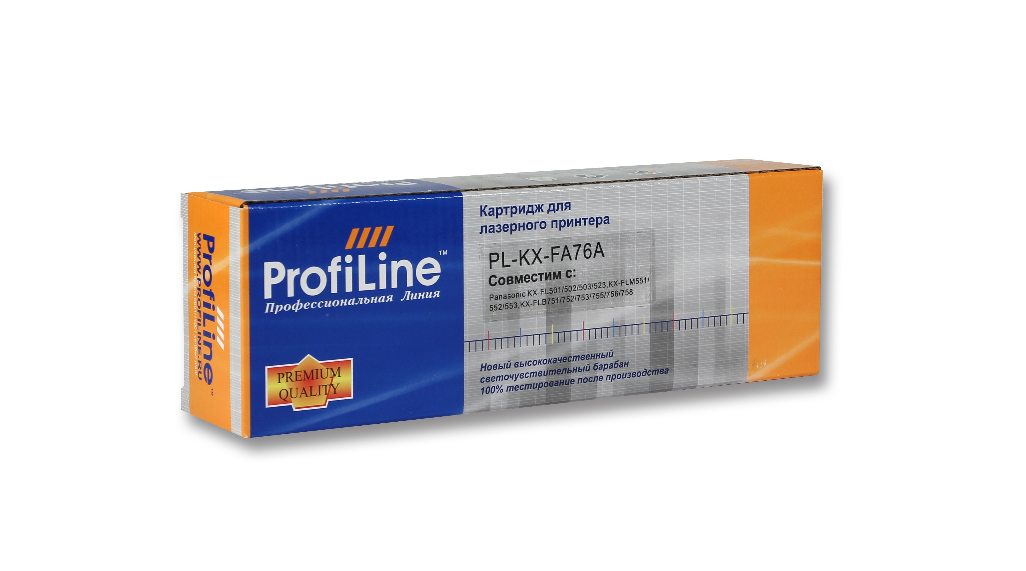 Картридж PL-KX-FA76A7 для принтеров Panasonic KX-FL501/KX-FL502/KX-FL503/KX-FL523/KX-FLM551/KX-FLM552/KX-FLM553/KX-FLM558/KX-FLB751/KX-FLB752/KX-FLB753/KX-FLB755/KX-FLB756/KX-FLB758 2000 копий ProfiLine