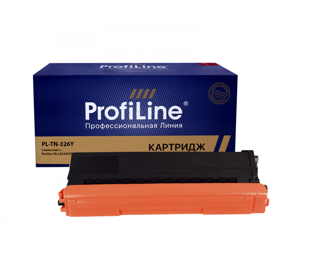 Картридж PL-TN-326Y для принтеров Brother HL-L8250CDN/MFC-L8650CDW Yellow 3500 копий ProfiLine
