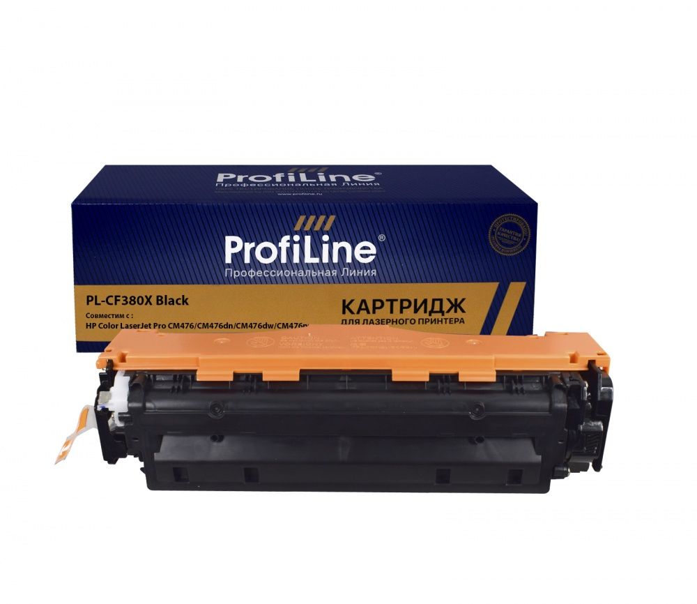 Картридж PL-CF380X (№312X) для принтеров HP Color LaserJet Pro CM476/CM476dn/CM476dw/CM476nw Black 4400 копий ProfiLine
