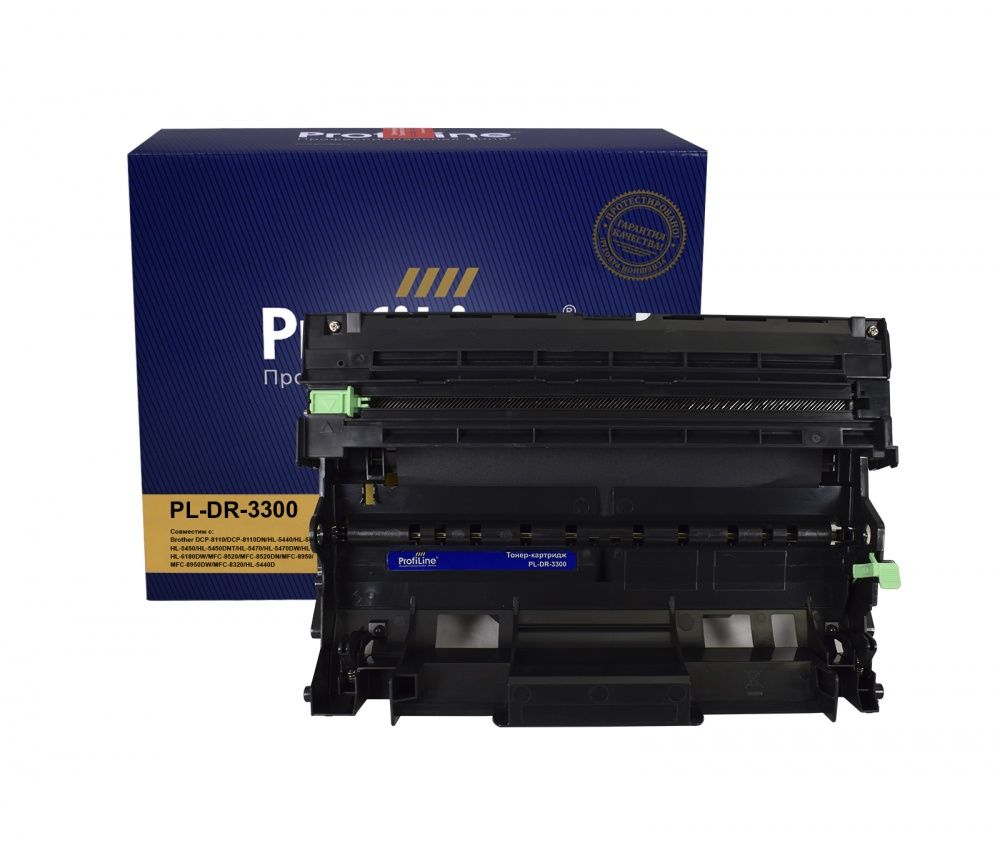 Драм-картридж PL-DR-3300 для принтеров Brother DCP-8110/DCP-8110DN/HL-5440/HL-5440DN/HL-5450/HL-5450DNT/HL-5470/HL-5470DW/HL-6180/HL-6180DW/MFC-8520/MFC-8520DN/MFC-8950/MFC-8950DW/MFC-8320/HL-5440D Drum 30000 копий ProfiLine