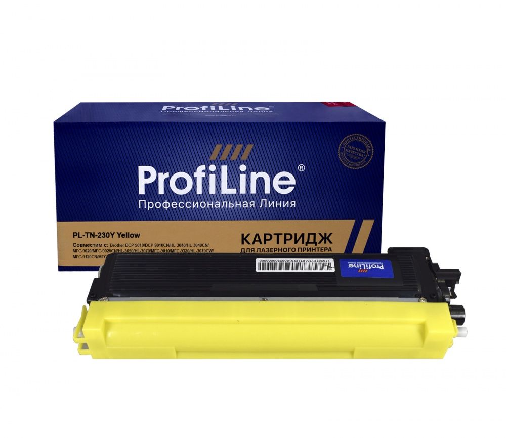 Картридж PL-TN-230Y для принтеров Brother DCP-9010/DCP-9010CN/HL-3040/HL-3040CN/MFC-9020/MFC-9020CN/HL-3050/HL-3070/MFC-9010/MFC-9320/HL-3070CW/MFC-9120CN/MFC-9320CW Yellow 1400 копий ProfiLine