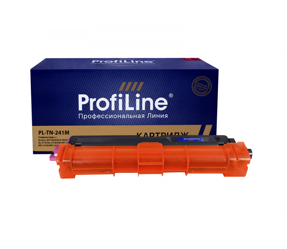 Картридж PL-TN-241M для принтеров Brother DCP-9020/DCP-9020CDW/HL-3140/HL-3140CW/HL-3170/HL-3170CDW/MFC-9330/MFC-9330CDW/HL-3150/MFC-9140/MFC-9340 Magenta 1400 копий ProfiLine