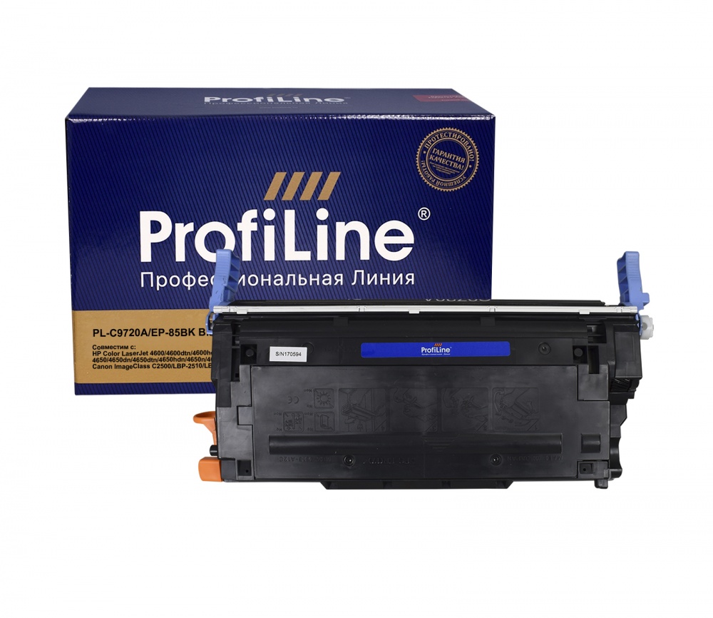 Картридж PL-C9720A/EP-85BK (№641A) для принтеров HP Color LaserJet 4600/4600dtn/4600hdn/4600n/4650/4650dn/4650dtn/4650hdn/4650n/4610/Canon ImageClass C2500/LBP-2510/LBP-5500 Black 9000 копий ProfiLine