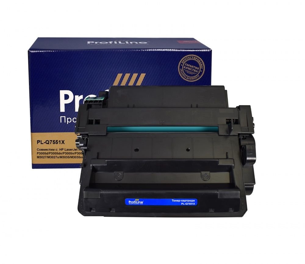 Картридж PL-Q7551X (№51X) для принтеров HP LaserJet P3005/P3005d/P3005dn/P3005n/P3005x/M3027/M3027x/M3035/M3035xs 13000 копий ProfiLine