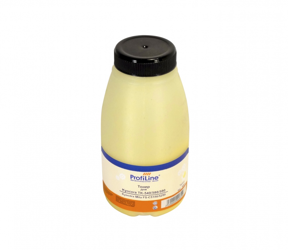 Тонер TK-540/580/590/865 Yellow для принтеров Kyocera Mita FS-C5100/5250/TASKalfa 250ci/300ci ED-88 100 гр (W407) ProfiLine Фасовка РФ