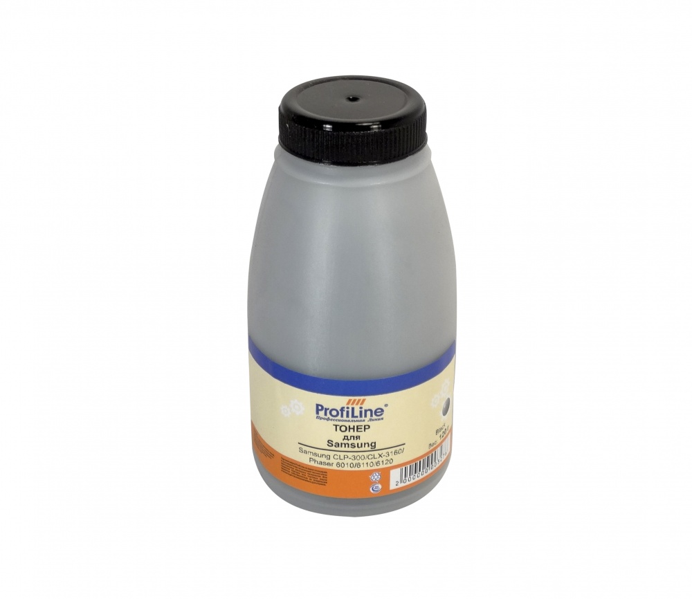 Тонер для принтеров Samsung CLP-300/CLX-3160/Xerox Phaser 6010/6110/6120/WC 6000/6015/HP CL 150/MFP178/179 W2070 Black 120гр (S207) ProfiLine Фасовка РФ