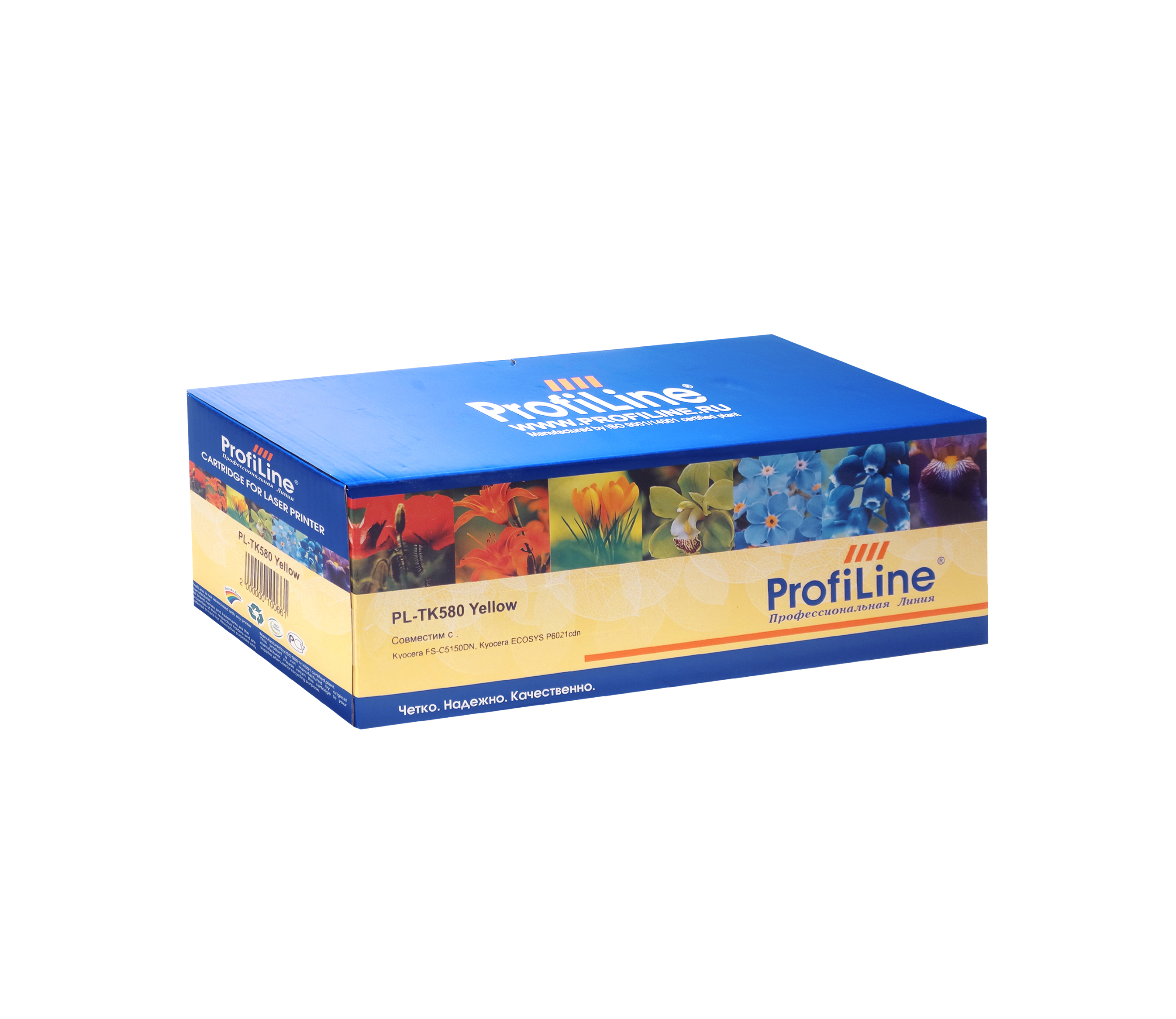 Тонер-туба PL-TK-580Y для принтеров Kyocera FS-C5150DN/FS-C5150/ECOSYS P6021cdn/P6021 Yellow 2800 копий ProfiLine