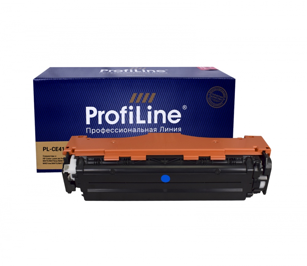 Картридж PL-CE411A (№305A) для принтеров HP Color LaserJet Pro M351/M351a/M357/M375/M375nw/M451/M451dn/M451dw/M451nw/M475/M475dn/M475dw Cyan 2600 копий ProfiLine