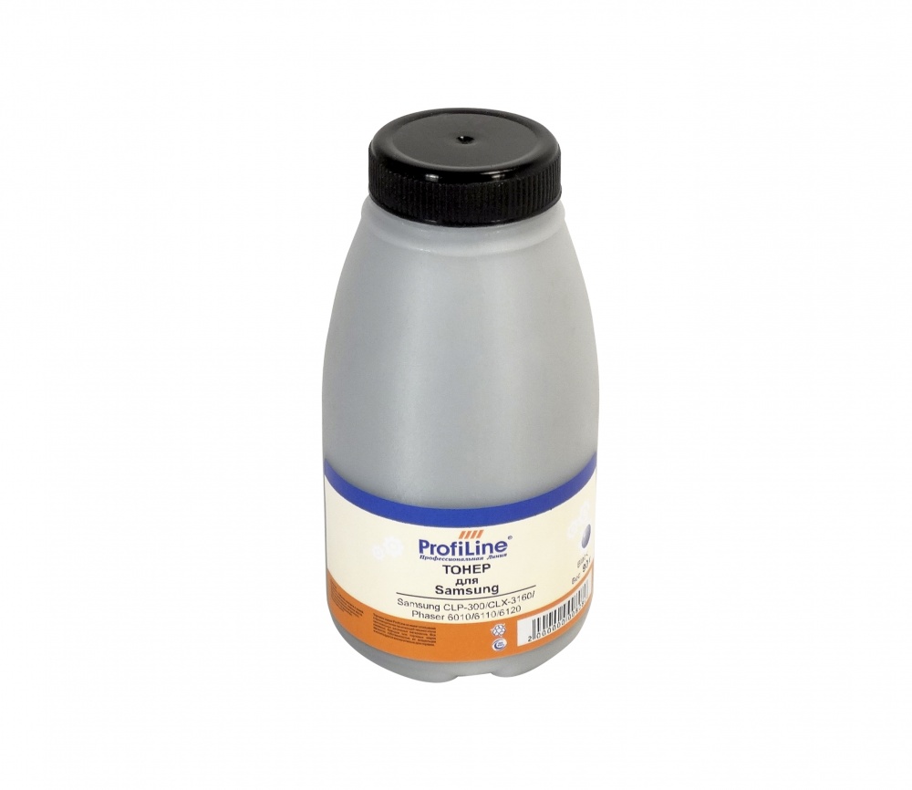 Тонер для принтеров Samsung CLP-300/CLX-3160/Xerox Phaser 6010/6110/6120/WC 6000/6015/HP CL 150/MFP178/179 W2070 Black 90 гр (S207) ProfiLine Фасовка РФ