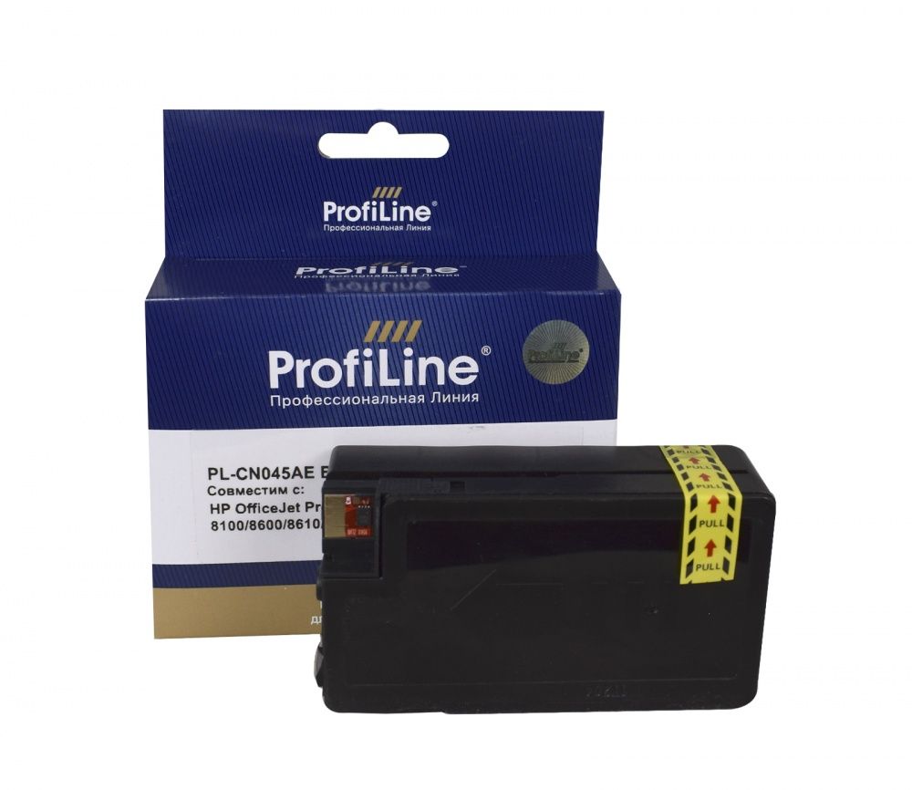 Струйный картридж PL-CN045AE (№950XL) для принтеров HP OfficeJet Pro 251/276/8100/8600/8610/8615/8620/8625/8630/8640/8660 с чернилами на водной основе Black 73 мл ProfiLine