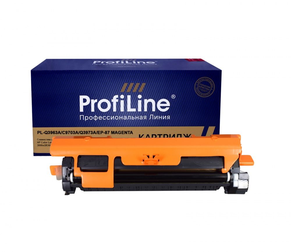 Картридж PL-Q3963A/C9703A/Q3973A/EP-87 (№122A) для принтеров HP Color LaserJet 2550/2550L/2550Ln/2820/2840/3000/3000dn/3000dtn/3000n/2830/1500/2500/Canon i-SENSYS CLBP-2410 Magenta 4000 копий ProfiLine