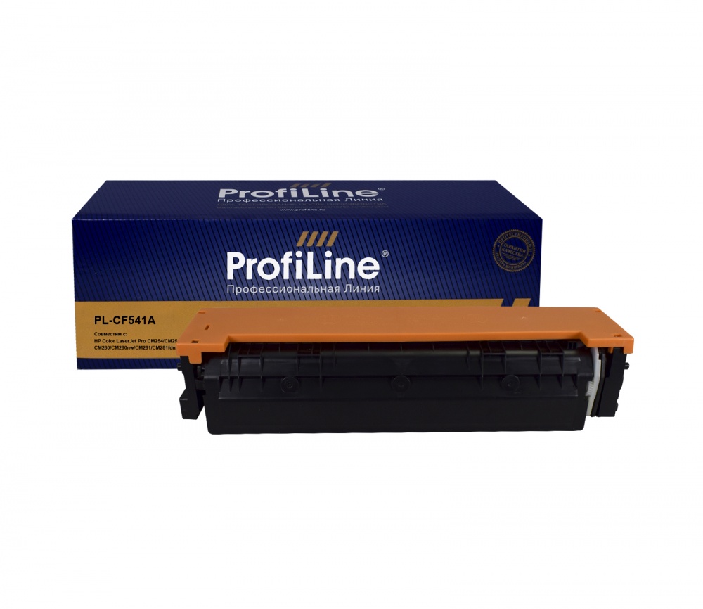 Картридж PL-CF541A (№203A) для принтеров HP Color LaserJet Pro CM254/CM254dw/CM254nw/CM280/CM280nw/CM281/CM281fdn/CM281fdw Cyan 1300 копий ProfiLine
