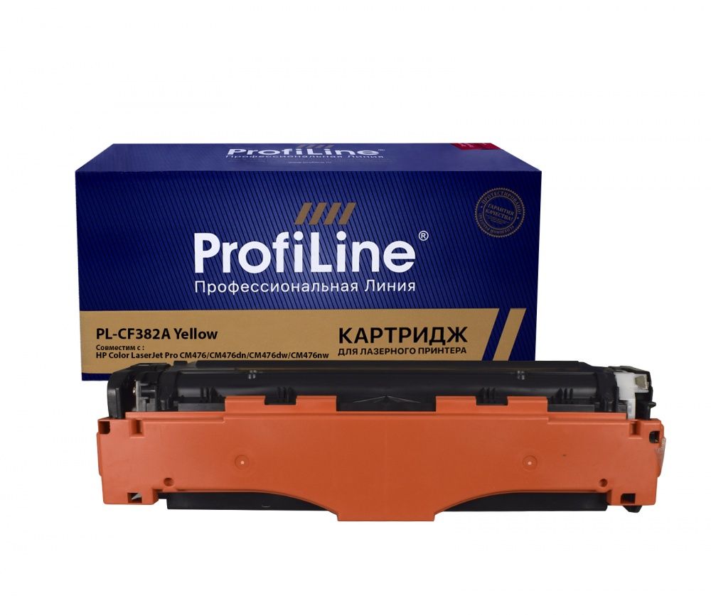 Картридж PL-CF382A (№312A) для принтеров HP Color LaserJet Pro CM476/CM476dn/CM476dw/CM476nw Yellow 2700 копий ProfiLine
