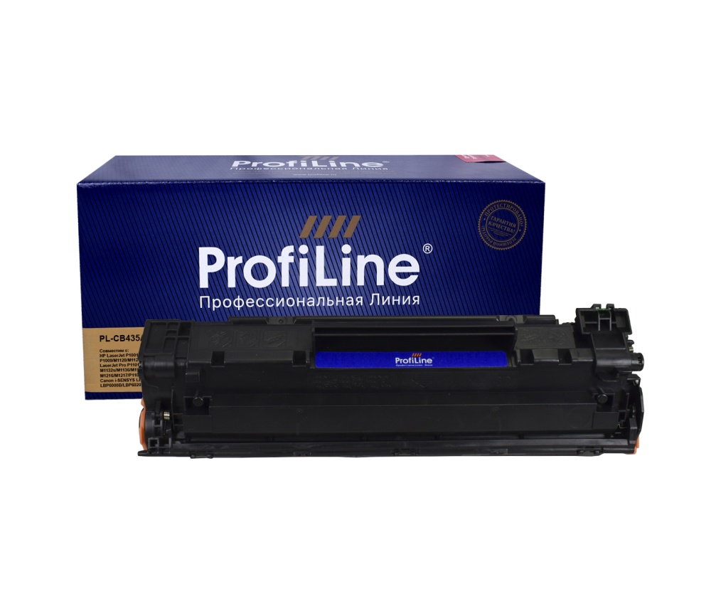Картридж PL-CB435A/CB436A/CE285A/712/713/725 (№35A №36A №85A) для принтеров HP LaserJet P1001/P1002/P1003/P1004/P1005/P1006/P1007/P1008/P1009/M1120/M1120n/M1522/M1522n/M1522nf/M1505/M1505n/LaserJet Pro P1101/P1102/P1102w/P1103/P1104/P1106/P1108/P1109/M1132/M1132s/M1136/M1137/M1212/M1212nf/M1212nfw/M1213/M1214/M1214nfh/M1216/M1217/P1102w/M1132s/M1214/M1214nfh/Canon i-SENSYS LBP-3010/LBP-3100/LBP6000/LBP6020/LBP6030/MF3010/LBP6000B/LBP6020B/LBP6030B/LBP6030w/MF3010/MF3010EX 2000 копий ProfiLine