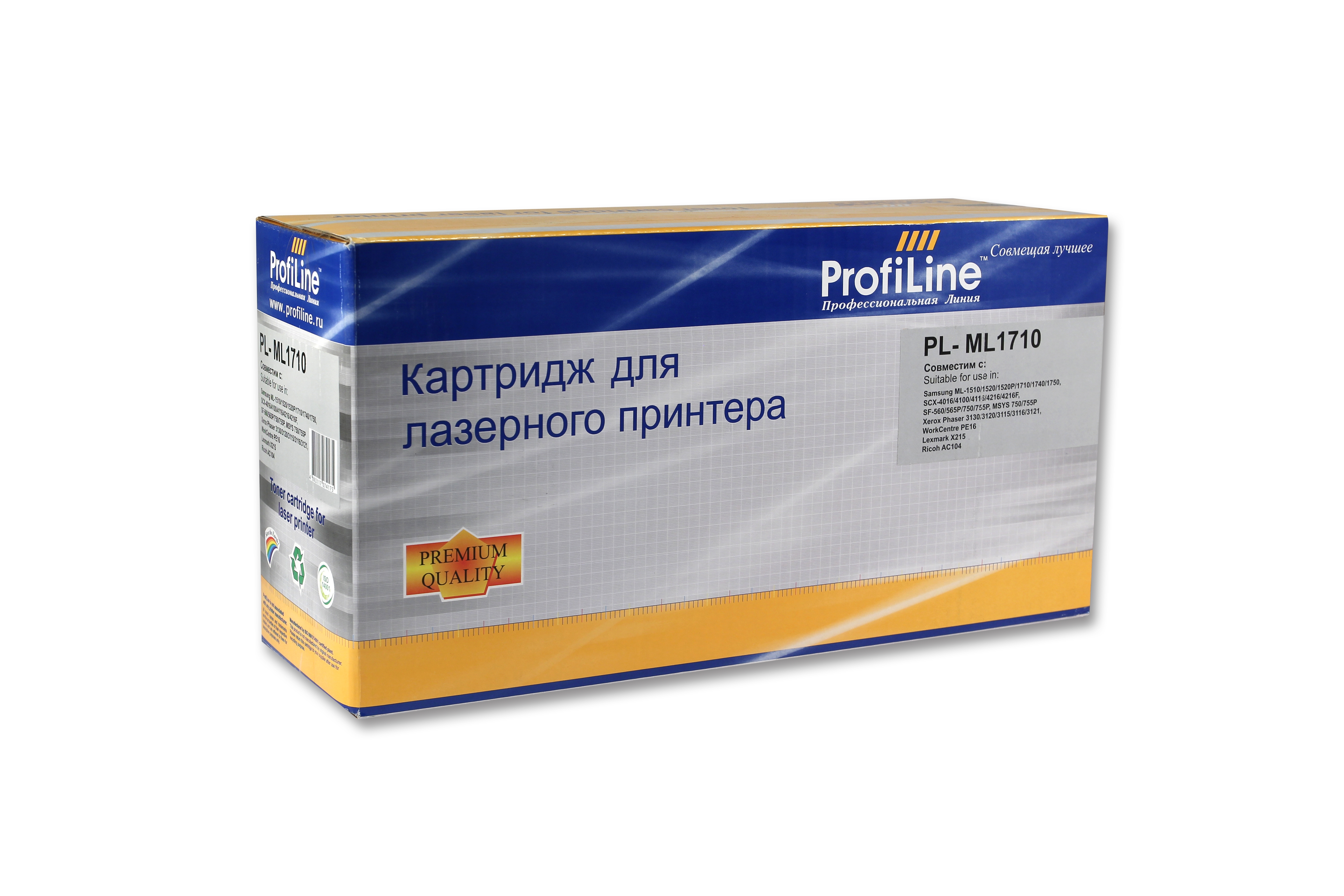 Картридж PL-ML-1710D3/1520D3/SCX-4100D3/109R00725/109R00748/013R00607/18S0090 для принтеров Samsung ML-1510/ML-1520/ML-1710/ML-1710P/ML-1750/SCX-4100/SCX-4150/Xerox Phaser 3115/3116/3120/3121/3130/WorkCentre PE114/Lexmark LaserPrinter X215 3000 копий ProfiLine
