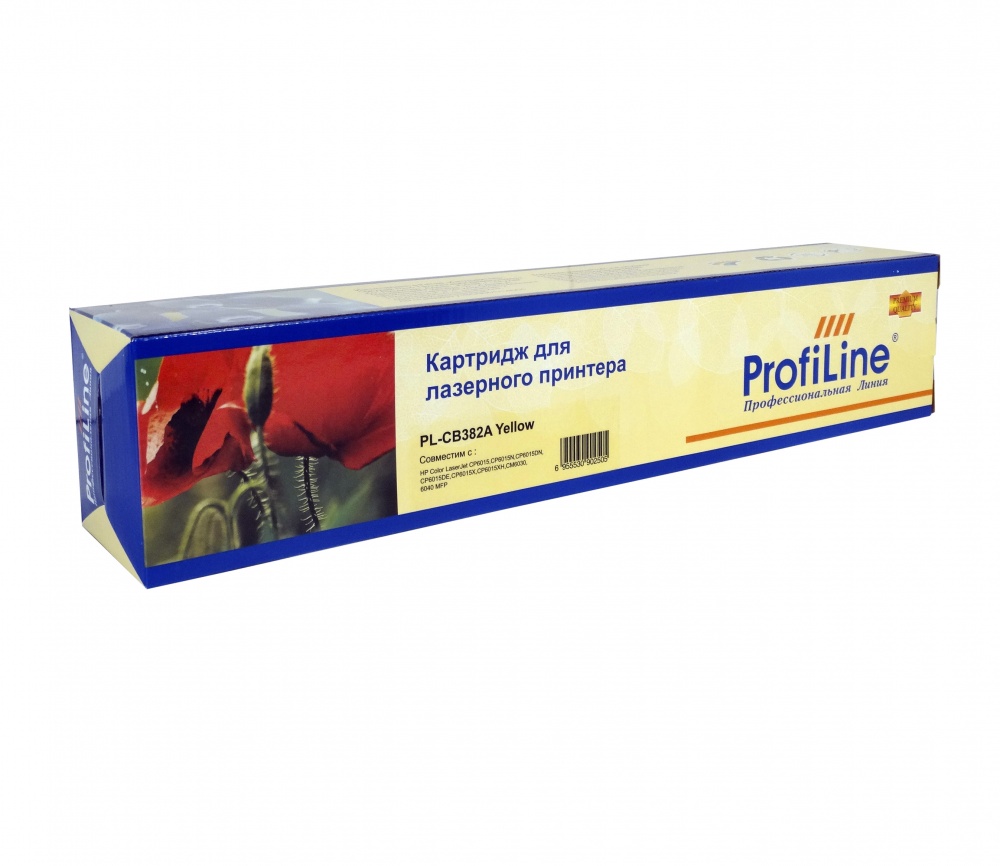 Картридж PL-CB382A (№824A) для принтеров HP Color LaserJet CP6015/CM6030/CM6040 Yellow 21000 копий ProfiLine