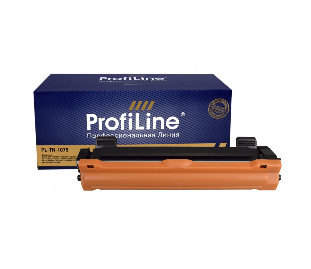 Картридж PL-TN-1075 для принтеров Brother DCP-1510/DCP-1510R/DCP-1512/DCP-1512R/HL-1110/HL-1110R/HL-1112/HL-1112R/HL-1210/HL-1210WR/HL-1212/HL-1212WR/MFC-1810/MFC-1810R/MFC-1815/MFC-1815R/MFC-1912/MFC-1912WR 1000 копий ProfiLine