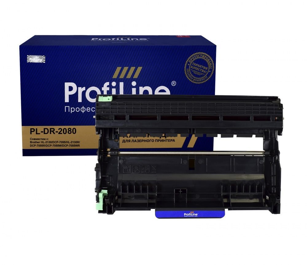 Драм-картридж PL-DR-2080 для принтеров Brother HL-2130/DCP-7055/HL-2130R/DCP-7055R/DCP-7055W/DCP-7055WR Drum 12000 копий ProfiLine