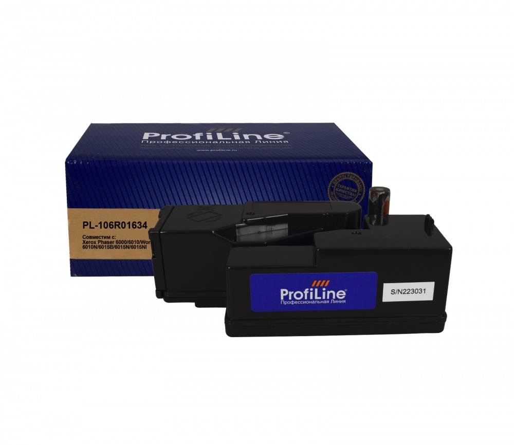 Картридж PL-106R01634 для принтеров Xerox Phaser 6000/6010/WorkCentre 6015/6000B/6010N/6015B/6015N/6015NI Black 2000 копий ProfiLine
