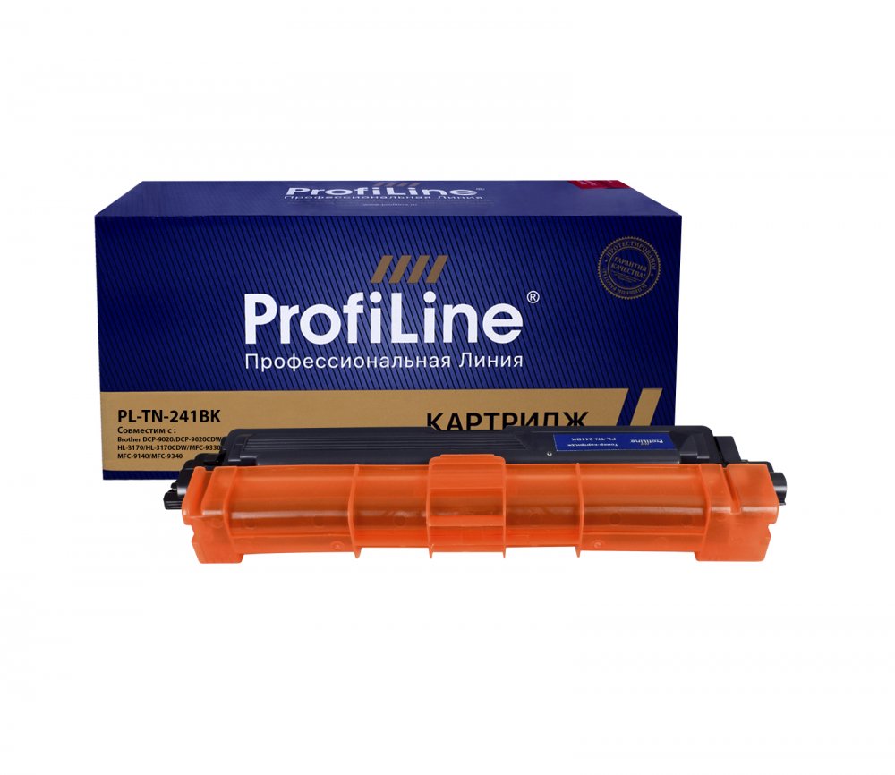 Картридж PL-TN-241BK для принтеров Brother DCP-9020/DCP-9020CDW/HL-3140/HL-3140CW/HL-3170/HL-3170CDW/MFC-9330/MFC-9330CDW/HL-3150/MFC-9140/MFC-9340 Black 2500 копий ProfiLine