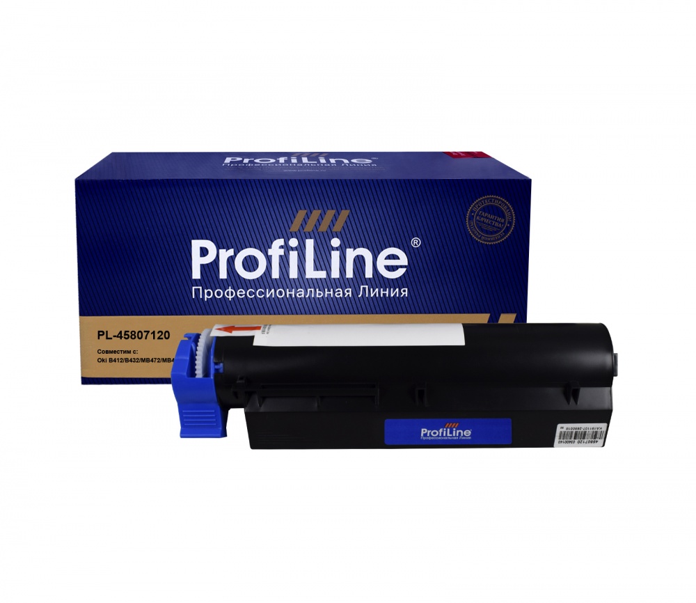 Картридж PL-45807120 для принтеров Oki B412/B432/MB472/MB492/B512/MB562 7000 копий ProfiLine