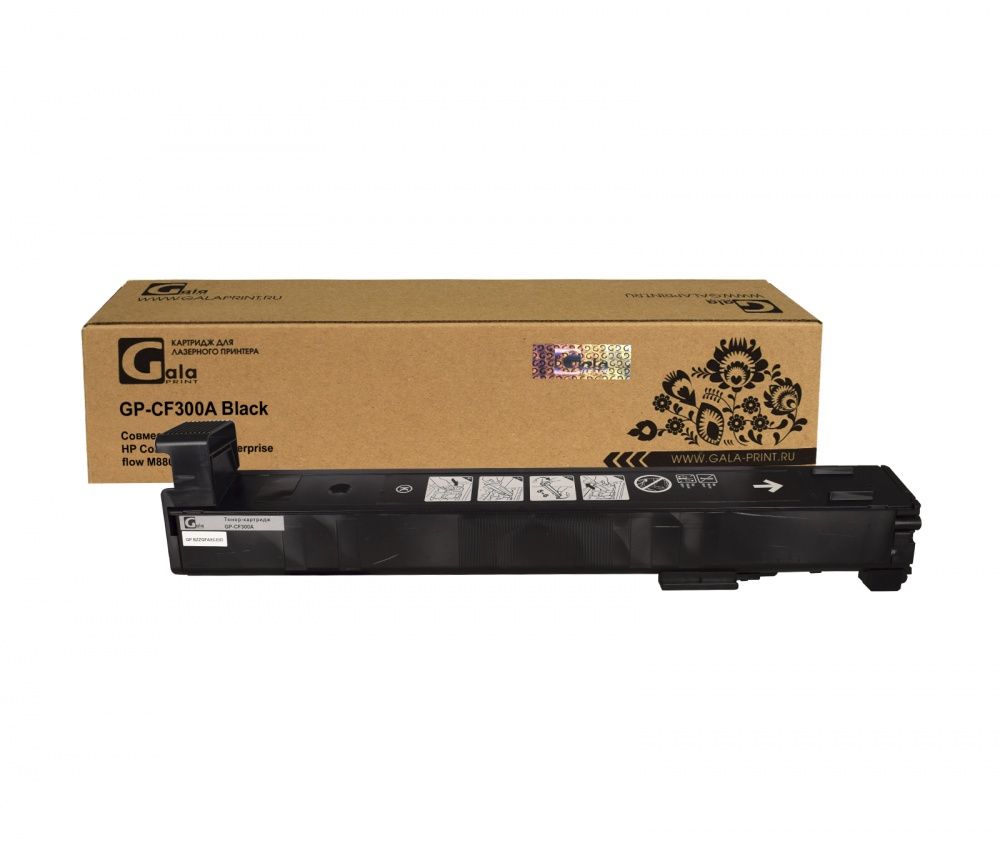 Картридж GP-CF300A (№827A) для принтеров HP Color LaserJet Enterprise flow M880z/M880z+ Black 29500 копий GalaPrint