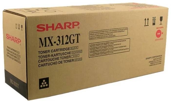 Тонер-картридж Sharp MX312GT черный 25K