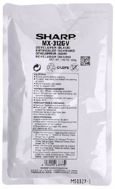 Девелопер SHARP MX312GV  75 000 страниц