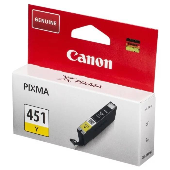 Картридж CANON CLI-451XL Y желтый, увеличенной емкости 11 мл, 660 стр
