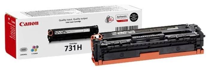 Картридж CANON 731H BK черный, увеличенной емкости  2400 стр