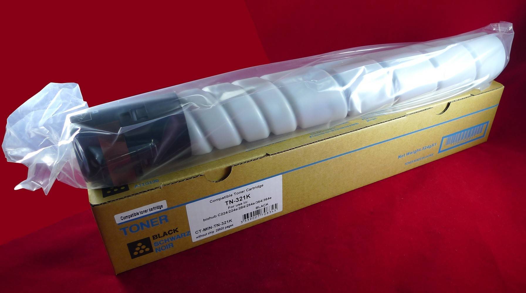 Тонер Konica-Minolta bizhub C224/224e/284/284e/364/364e TN-321K black 27K ELP Imaging®