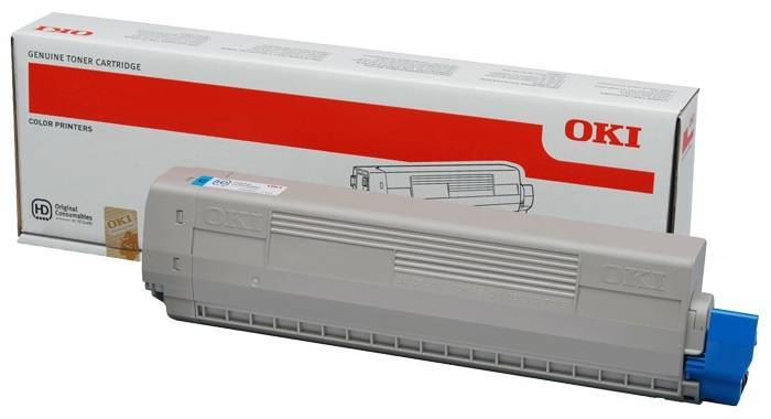 Тонер-картридж Oki C822 7.3К (cyan)